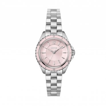 Ladies Sage Aqua Stainless Steel Watch