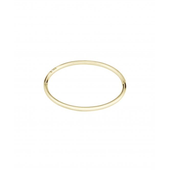 BOSS Live Yellow Gold-Tone Plated Stainless Steel Bangle