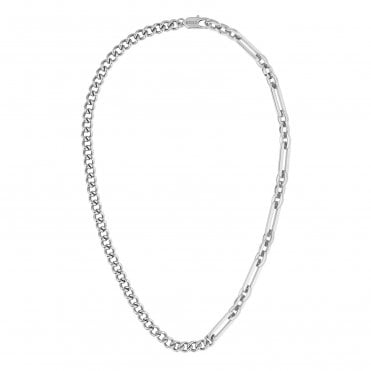BOSS Mattini Stainless Steel Chain & Links Gents Necklace