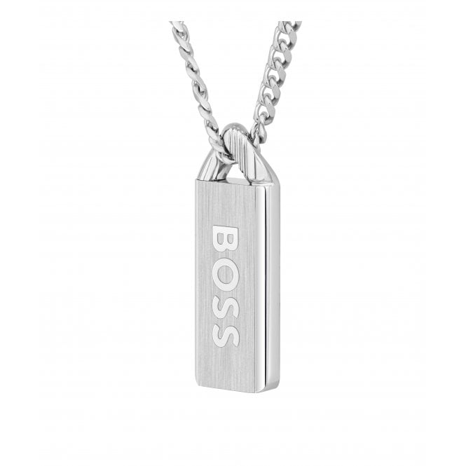 BOSS Silver-Tone Kassy Pendant