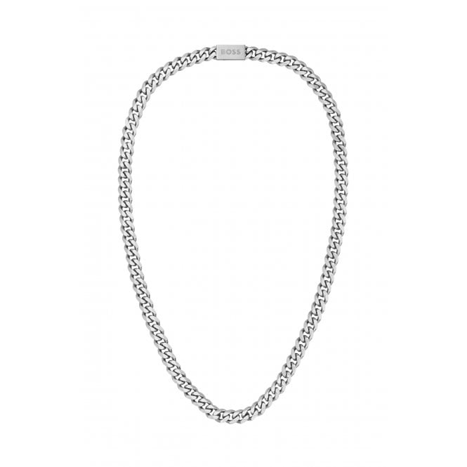 BOSS Stainless Steel Chain Link Necklace