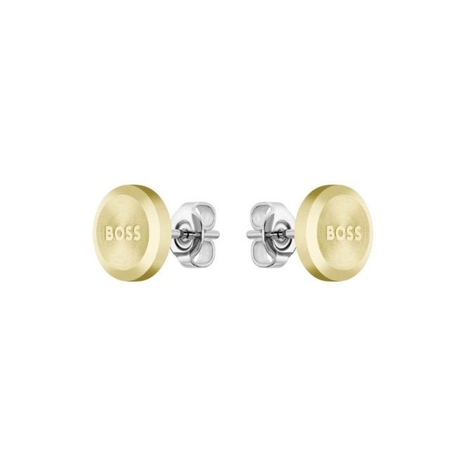 BOSS Yann Round Stud Earrings
