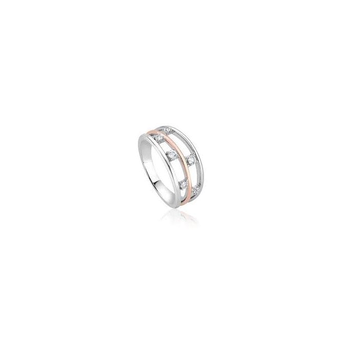 CLOGAU Awyr Y Nos Silver Ring