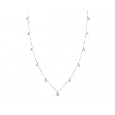 Celebration Silver and Topaz Necklace