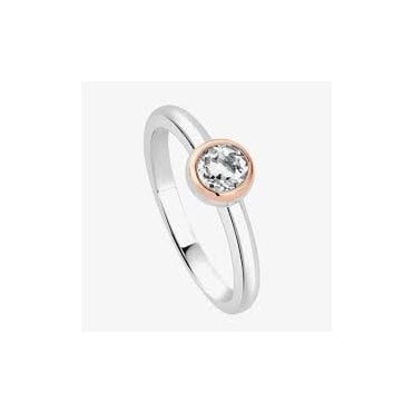 Clogau® Celebration Sterling Silver Single Stone Ring with Topaz
