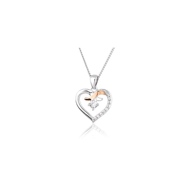 CLOGAU Forever Yours Silver Kiss Pendant