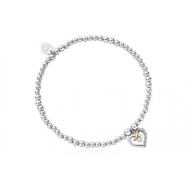 Forever Yours Sterling Silver Kiss Affinity Bracelet 