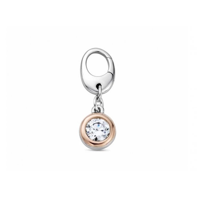 CLOGAU Insignia Silver Celebration Charm with Swarovski® Zirconia