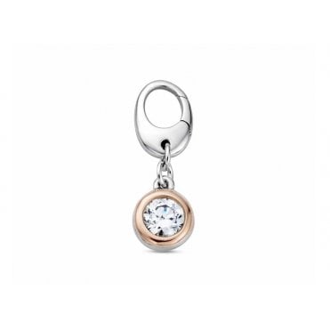 Insignia Silver Celebration Charm with Swarovski® Zirconia