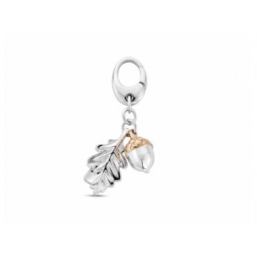Insignia Silver Oak Leaf Charm