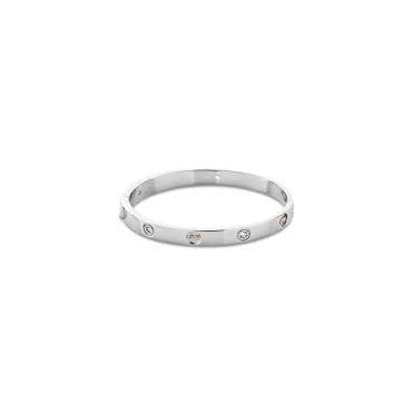 Insignia Sterling Silver Bangle with Topaz