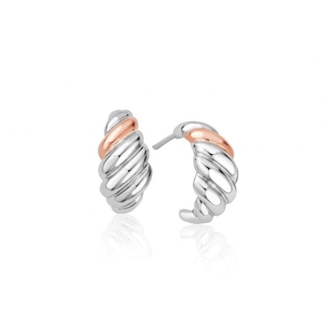 CLOGAU Lover's Twist Silver Earrings