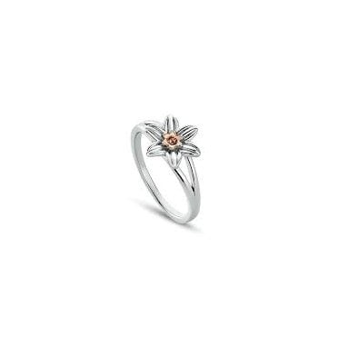 Nature's Wonder Sterling Silver Daffodil Ring