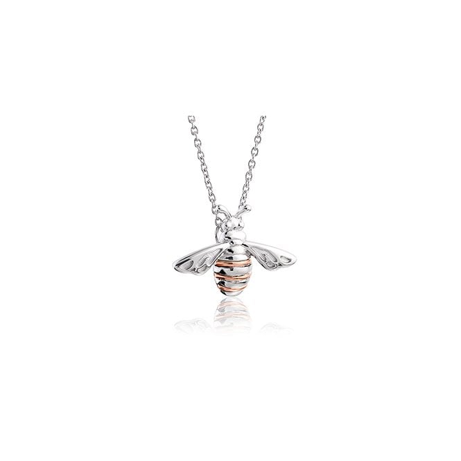 CLOGAU Nature's Wonder Sterling Silver Honey Bee Pendant