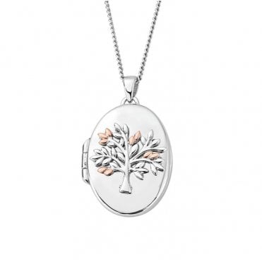 Tree of Life Silver Locket