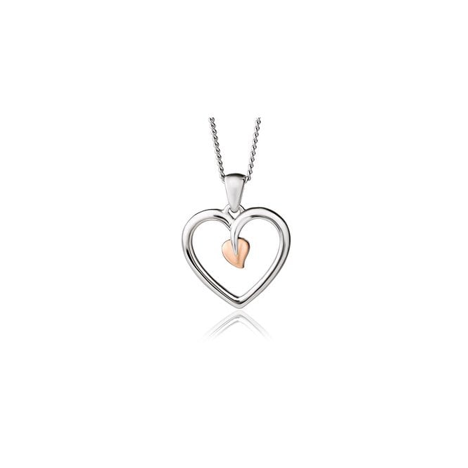 CLOGAU Tree of Life® Sterling Silver Heart Pendant