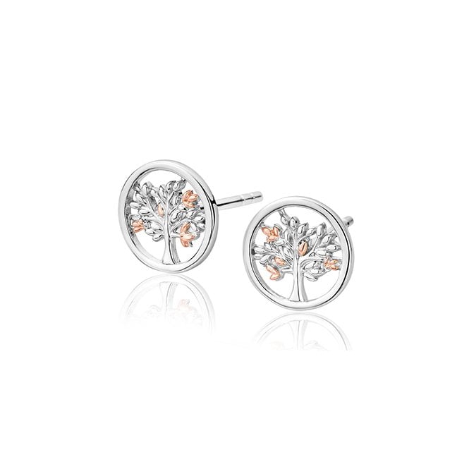 CLOGAU Tree of Life® Sterling Silver Stud Earrings