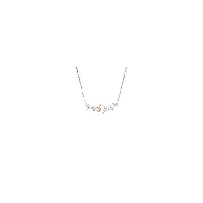 CLOGAU Tree of Life® Sterling Silver Vine Necklace with Topaz