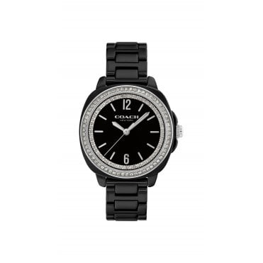 Kitt Black Ceramic Crystal 34mm Ladies Watch