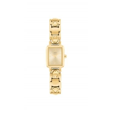 Coach Ladies Mara Gold Plated Bracelet Watch