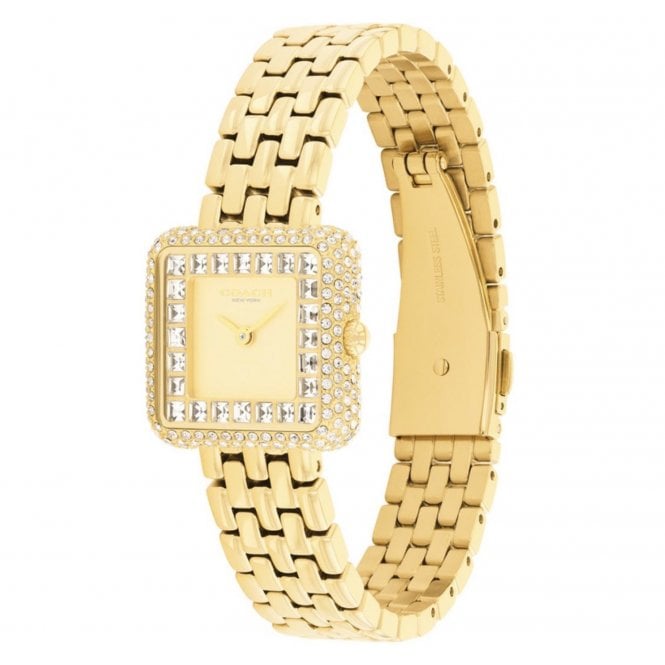 COACH Pave Crystal Bracelet Strap Watch