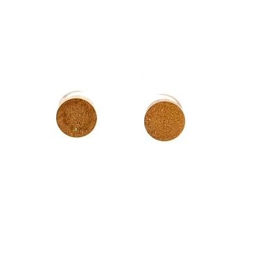 Dottie Sparkling Rose Gold Plated Stud Earrings