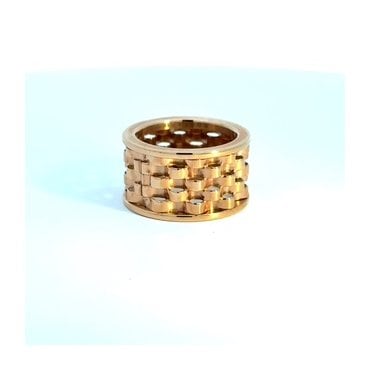 Mech Rose Gold Plated Ring