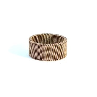 Sand Matt Rose Gold Plated Ring