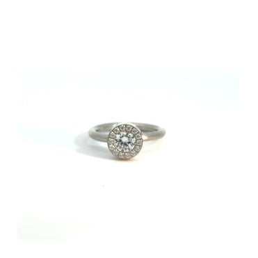 Thassos Steel CZ Ring