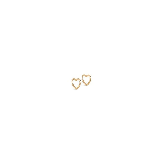 ENAMEL COPENHAGEN Organic Small Heart Hoops