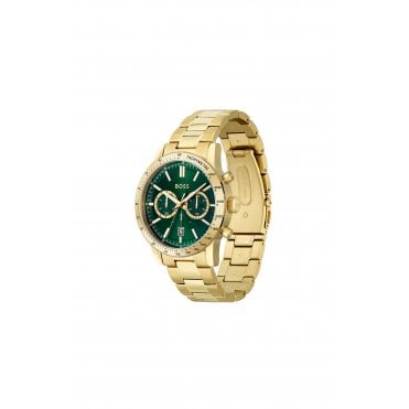 Gents BOSS Allure Gold IP Bracelet Watch