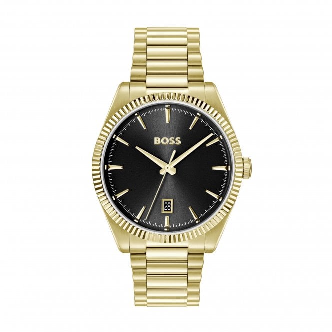 BOSS Gents Cheswick Gold IP Watch