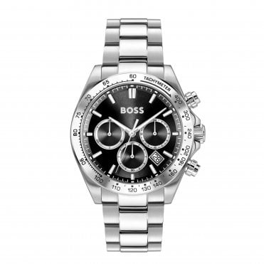 Gents BOSS Hero Stainless Steel Bracelet Watch