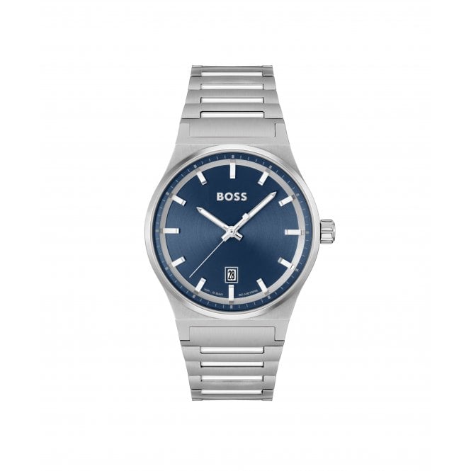 BOSS Hugo Candor 41mm Blue Dial Stainless Steel Watch
