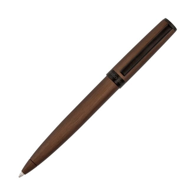 HUGO BOSS PENS Gear Brushed Khaki Ballpoint Pen