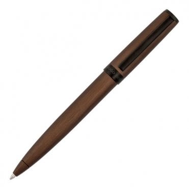 Gear Brushed Khaki Ballpoint Pen