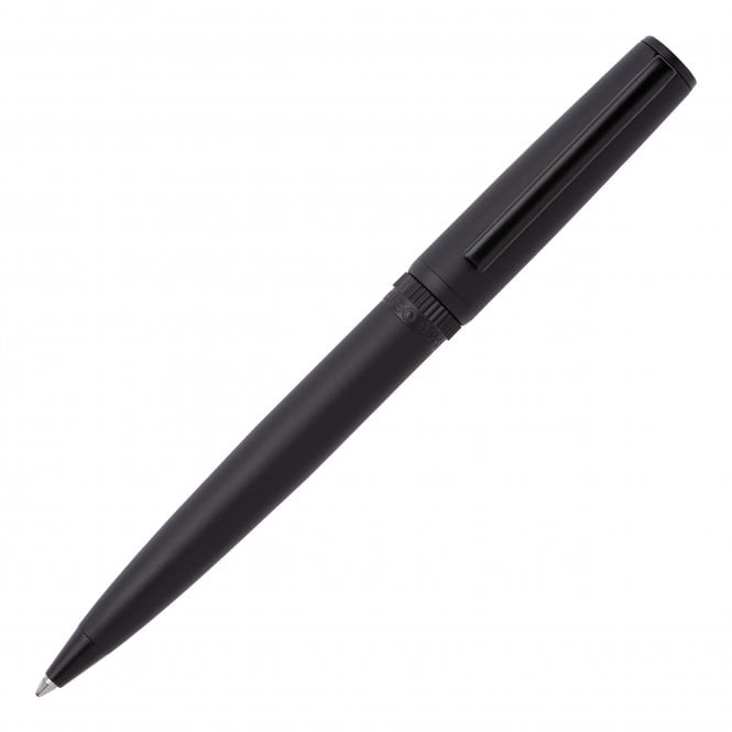 HUGO BOSS PENS Gear Matrix Black Ballpoint Pen 