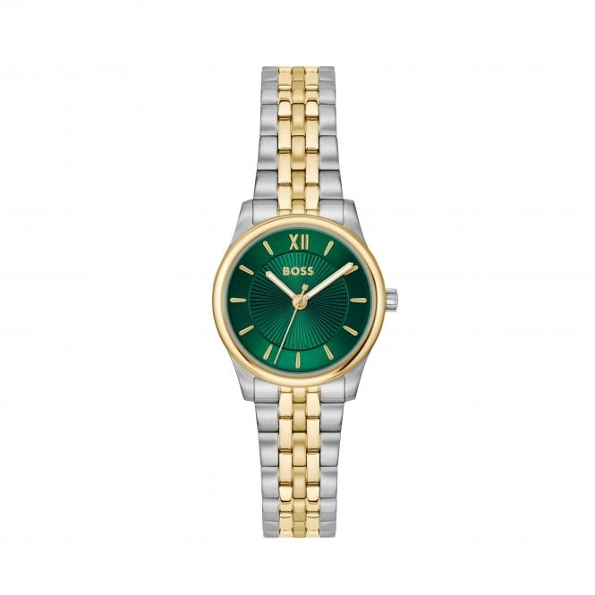 BOSS Ladies Graceful Mina Two Tone Gold IP and Stainless Steel Watch