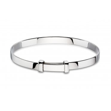 Cote - Plain Christening Bangle