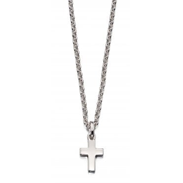Kaia - Plain Small Cross Pendant and Chain
