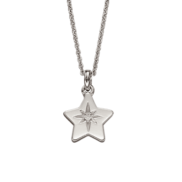 Lyra - Childs Diamond Star Pendant & Chain