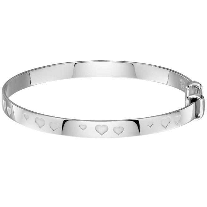 LITTLE STAR Mirai - Heart Pattern Baby Bangle