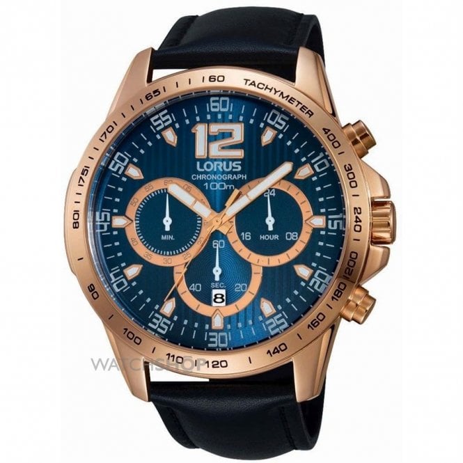 LORUS Men's Quartz Chronograph Strap Watch
