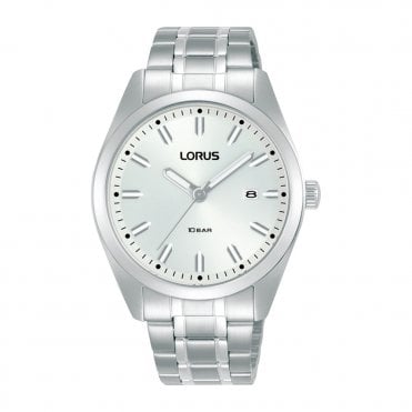 Lorus Men's Quartz White Dial Bracelet Watch