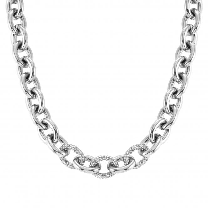 NOMINATION ITALY Afinity Chain White Crystals Necklace