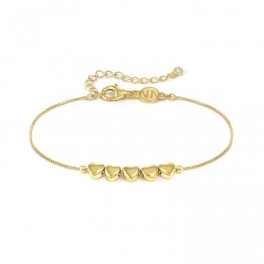 Armonica Gold PVD Heart Bracelet