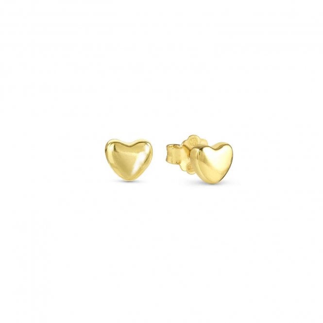 NOMINATION ITALY Armonica Gold PVD Heart Stud Earrings