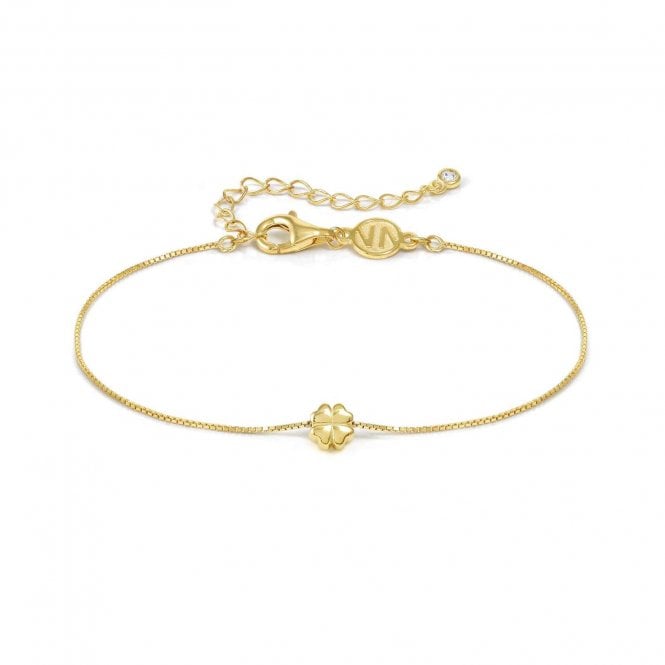 NOMINATION ITALY Armonica Gold PVD Single Four Leaf Clover Bracelet