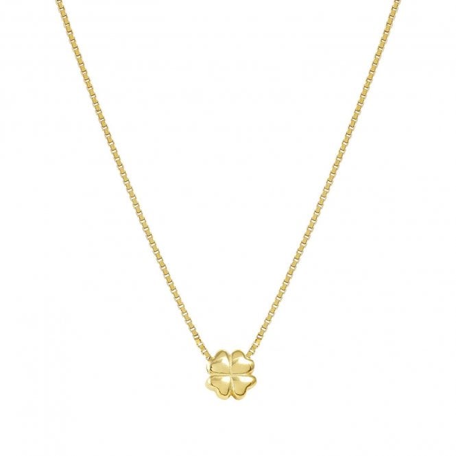 NOMINATION ITALY Armonica Gold PVD Single Four Leaf Clover Necklace
