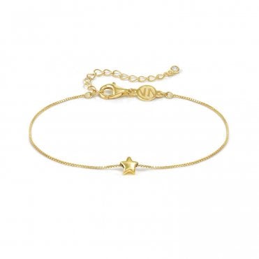 Armonica Gold PVD Single Star Bracelet